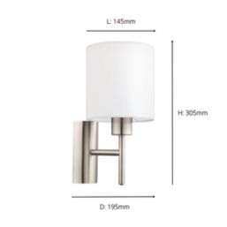 Eglo Pasteri Wall Light White