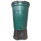 Straight PLC Garden Lake Water Butt Kit Green 200Ltr