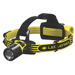 LEDlenser EXH8 Rechargeable LED ATEX Head Torch Yellow 50 - 180lm