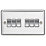 Knightsbridge  10AX 6-Gang 2-Way Light Switch  Polished Chrome