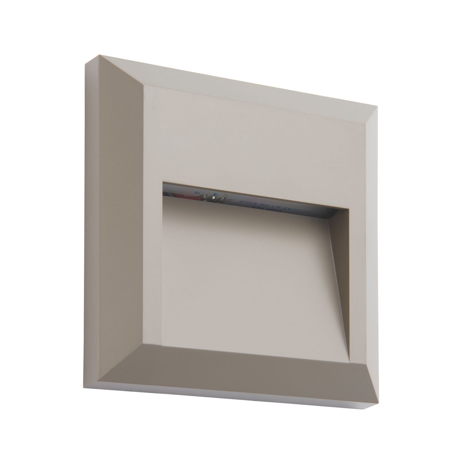 Saxby Severus Outdoor LED Wall Light Grey 3W 150lm (872VX)