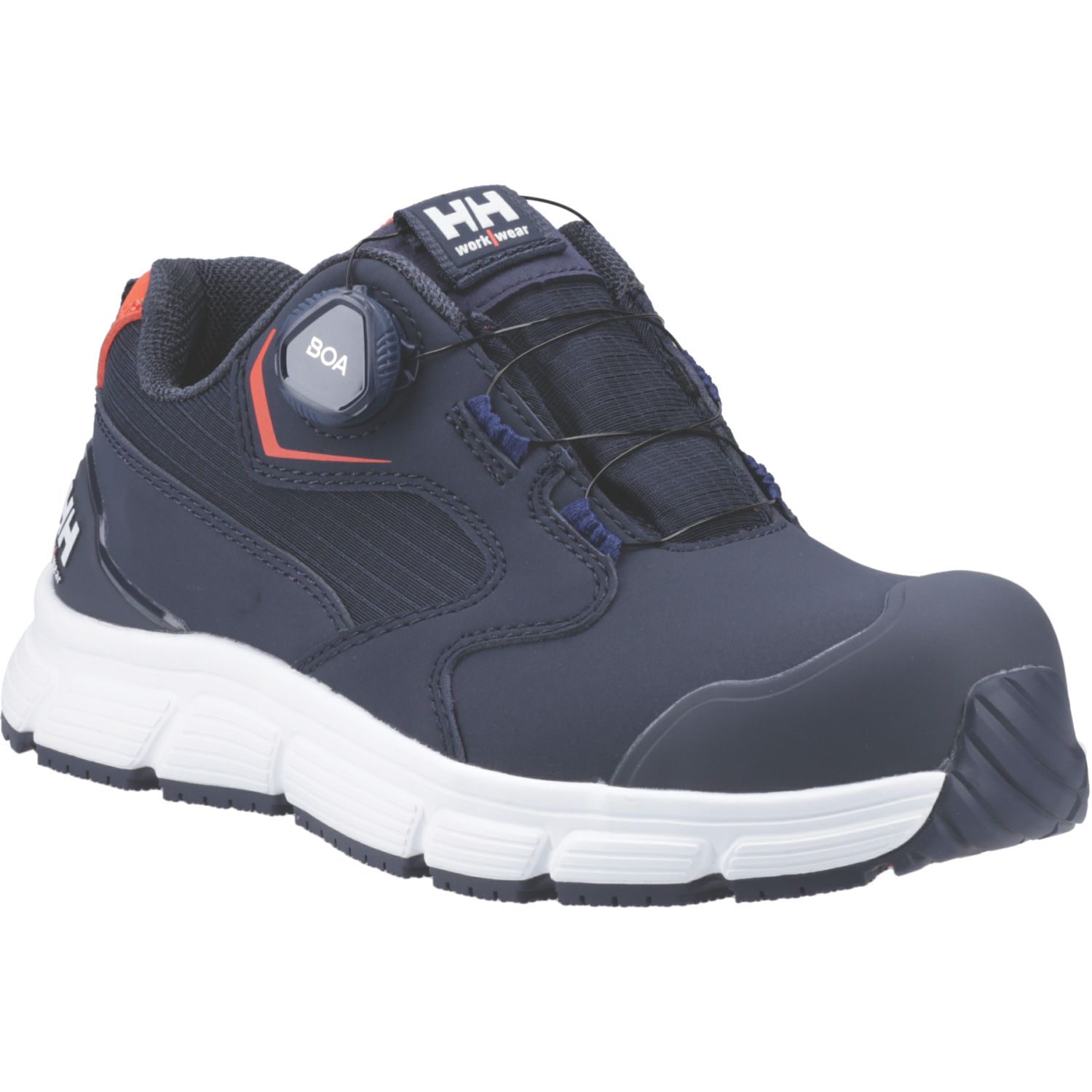 Helly Hansen Kensington MXR Low Boa Size 10 Navy/Orange Safety Trainers (872XG)