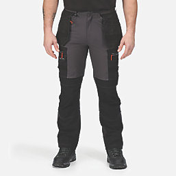 Regatta Infiltrate Stretch Trousers Iron/Black 30" W 31" L