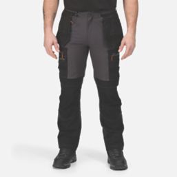 Regatta Infiltrate Stretch Trousers Iron/Black 30" W 32" L