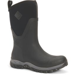 Muck Boots Arctic Sport Mid Size 8 Womens Black Non Safety Wellies