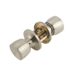 ERA  Mortice Passage Knob Set Satin Stainless Steel 67mm