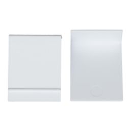 Tower  Mini Skirting Trunking Retainers 34mm x 45mm 2 Pack