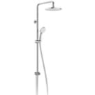 Refurb Swirl  Shower Kit with Diverter Chrome