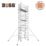 Boss 850 Ladderspan 3T Single Depth Top Grade Aluminium Tower 0.6m x 1.8m x 10.2m