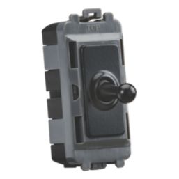 Knightsbridge  20AX Grid SP Control Switch Matt Black