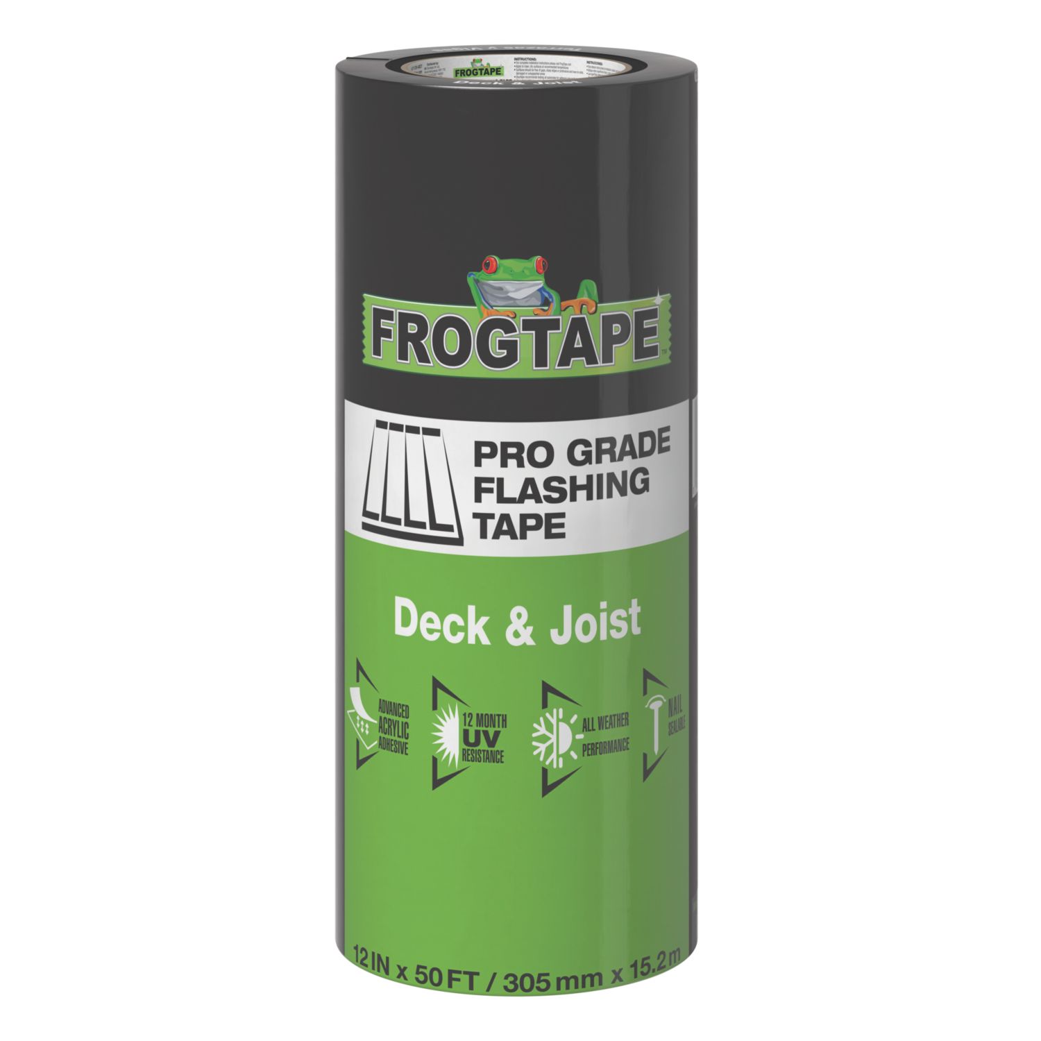 Frogtape Pro Grade Decking & Joist Tape Black 15.2m x 305mm (873EA)