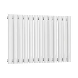 Reina Elips Single 600mm x 780mm 2043BTU White Horizontal Designer Radiator