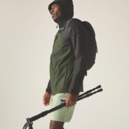 Regatta Calderdale Waterproof Jacket Dark Khaki / Black Small Size 42" Chest