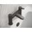 Bristan Apelo Black 135mm Deck Mounted Lever 2 Tap Holes Bath Mixer Tap