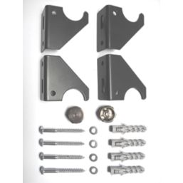 Ximax Aurora 600mm x 960mm 3041BTU Anthracite Horizontal Designer Radiator