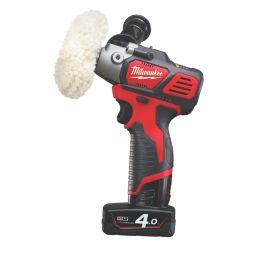 Milwaukee M12 BPS-421X 50mm 12V 2 x 2.0 / 4.0Ah Li-Ion RedLithium  Cordless Sub-Compact Sander / Polisher