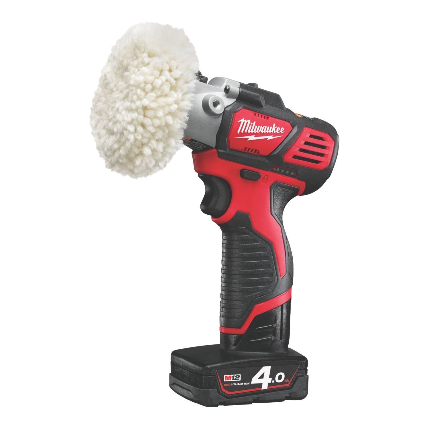 Milwaukee M12 BPS-421X 50mm 12V 2 x 2.0 / 4.0Ah Li-Ion RedLithium Cordless Sub-Compact Sander / Polisher (873HF)