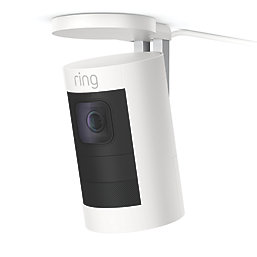 Ring 8SS1E8-WEU0 Mains or Battery-Powered White Wired 1080p Indoor & Outdoor Cylinder Camera