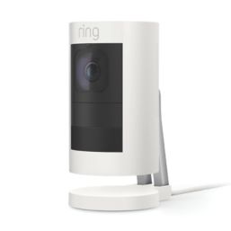 Ring 8SS1E8-WEU0 Mains or Battery-Powered White Wired 1080p Indoor & Outdoor Cylinder Camera