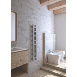 Terma 1280mm x 200mm 1023BTU Taupe Flat Electric Towel Radiator