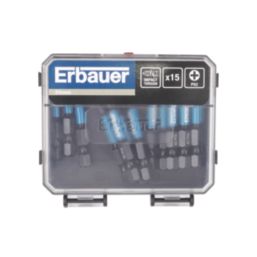 Erbauer  1/4" 50mm Hex Shank PH2 Screwdriver Bits 15 Pack