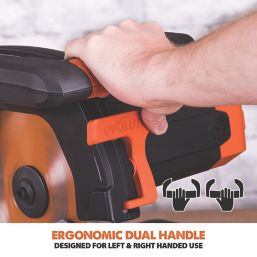 Refurb Evolution R255SMS 255mm  Electric Single-Bevel Sliding Multi-Material Mitre Saw 220-240V