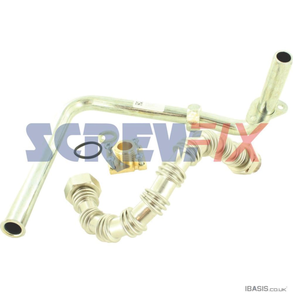 Vaillant 180945 Gas Pipe with 1-Screw Hole - Screwfix