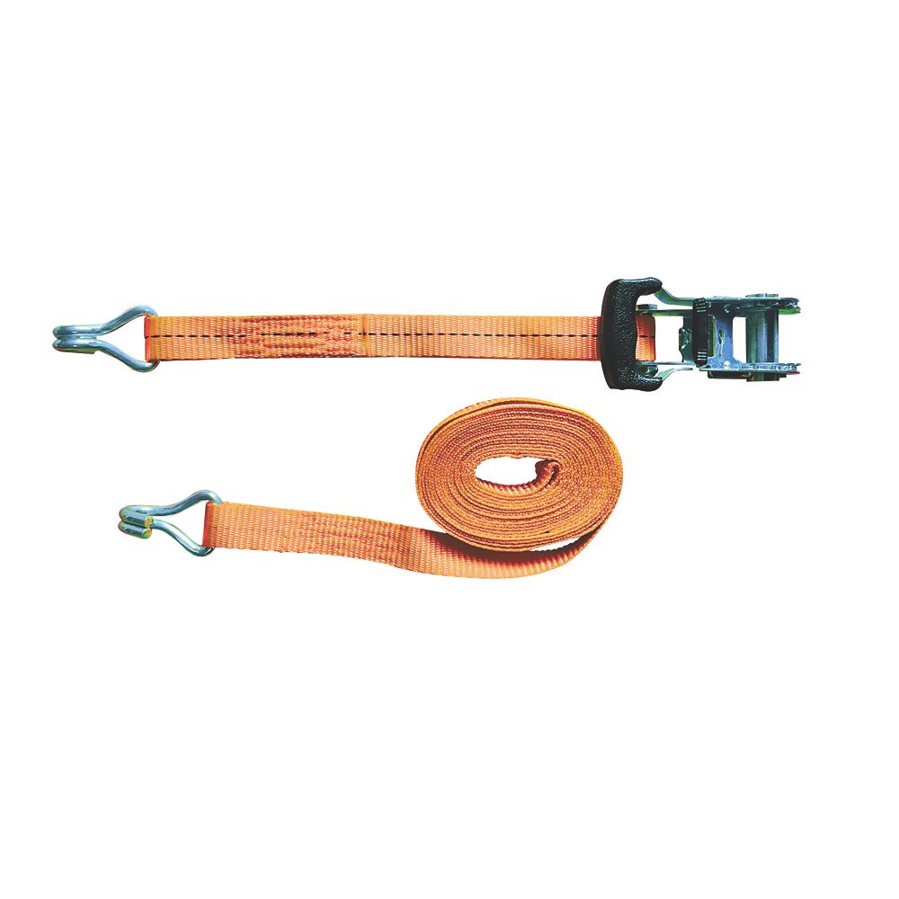 Smith & Locke Ratchet TieDown with JHooks 5m x 27mm Screwfix