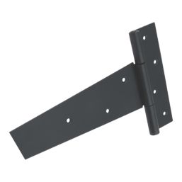 Smith & Locke Black Powder-Coated Tee Hinges 500mm 2 Pack