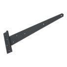 Smith & Locke Black Powder-Coated Tee Hinges 500mm 2 Pack