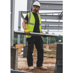 DEWALT Pro Tradesman Work Trousers Black 38" W 29" L