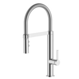 Turin  Pull-Out Spray Mono Mixer Kitchen Tap Chrome