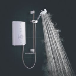 Mira Sport Max with Airboost White 10.8kW  Manual Electric Shower