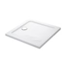Mira Flight Low Square Shower Tray White 760mm x 760mm x 40mm