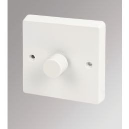Crabtree Capital 1-Gang 2-Way  Dimmer Switch  White