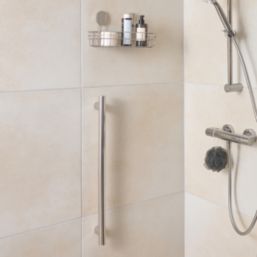 Swirl Adapt+ Straight Household Grab Rail Polished Chrome 600mm