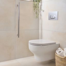 Swirl Adapt+ Straight Household Grab Rail Polished Chrome 600mm