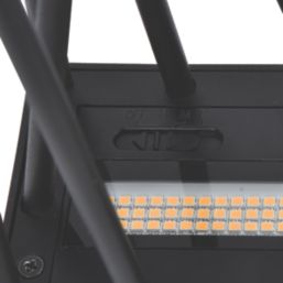 Lutec Spido 600mm Solar-Powered LED Bollard Light Matt Black 10.5W 900lm