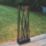Lutec Spido 600mm Solar-Powered LED Bollard Light Matt Black 10.5W 900lm