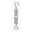 Essentials Steel Hook & Eye Turnbuckles 9mm 2 Pack