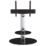 AVF Lugano FSL800LUSW TV Stand Satin White Body/Black Glass