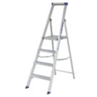 Werner Aluminium 1.48m 4 Step Platform Step Ladder