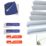 Splashwall  Installation Kit White 8 Piece Set