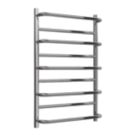Reina 820mm x 530mm 834BTU Stainless Steel Curved Designer Towel Radiator