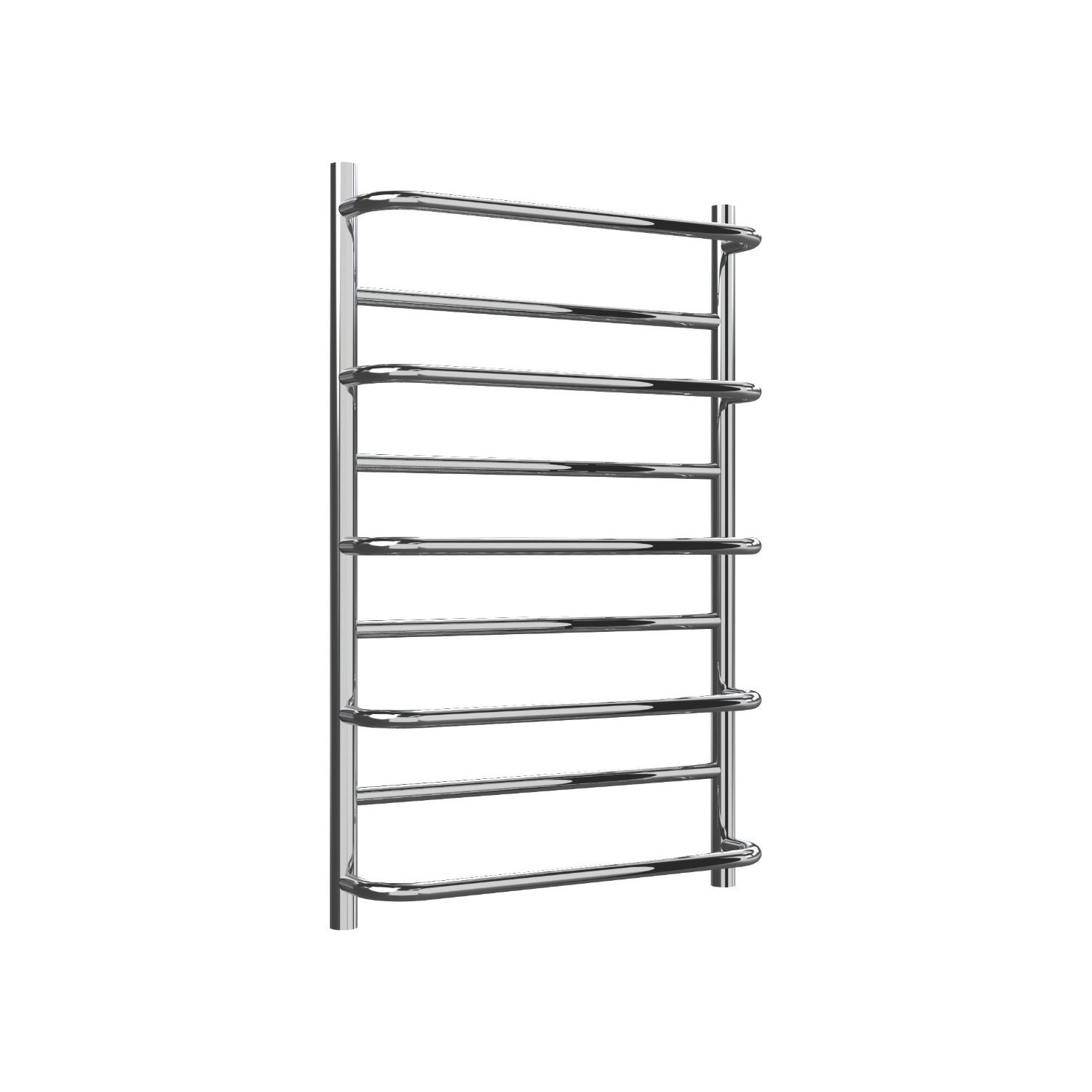 Reina 820mm x 530mm 834BTU Stainless Steel Curved Designer Towel Radiator (874LG)
