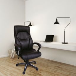 Nautilus Designs Wellington High Back Executive Chair Black