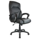 Nautilus Designs Wellington High Back Executive Chair Black