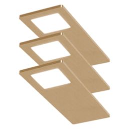 Sensio Astro TrioTone Rectangular LED Under Cabinet Lights Brass 14.4W 240-270lm 3 Pack