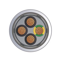 Time 4-Core SY Transparent 1.5mm²  Screened Control Cable 100m Drum