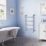 Towelrads 900mm x 560mm 1024BTU Chrome Flat Electric Towel Radiator